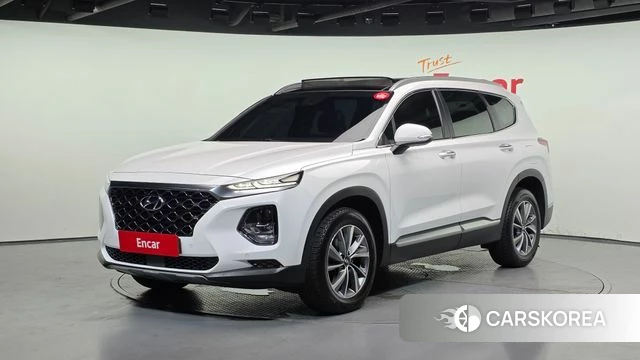 Hyundai Santa Fe TM 2019 Белый из Кореи