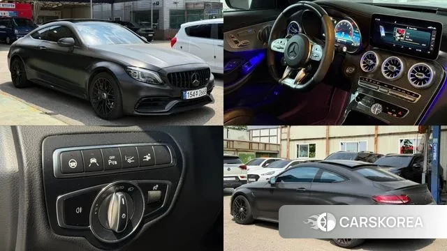 Mercedes-Benz C-Class W205 2021 Черный из Кореи