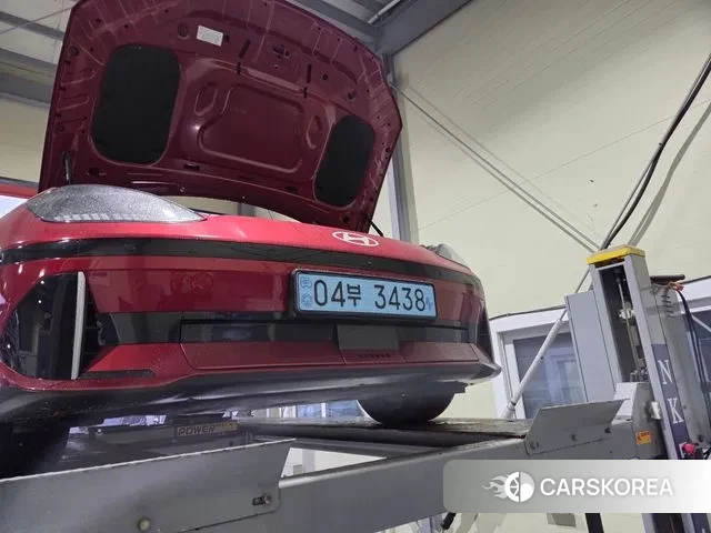 Hyundai Ionic 6 2022 Красный из Кореи