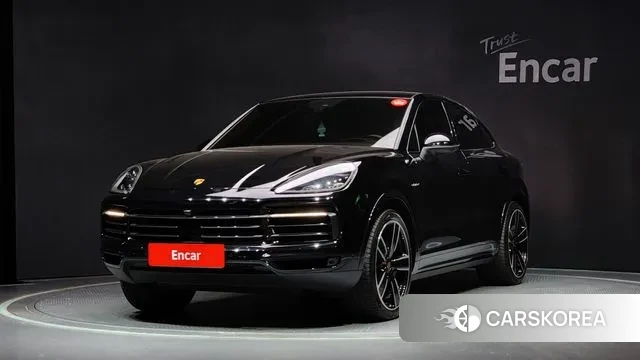 Porsche Cayenne (PO536) 2021 Черный из Кореи