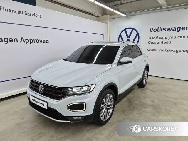 Volkswagen T-Roc 2021 Белый из Кореи