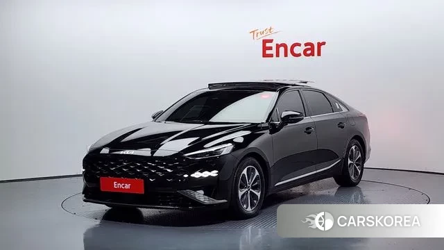 Kia K8 Hybrid 2021 Черный из Кореи