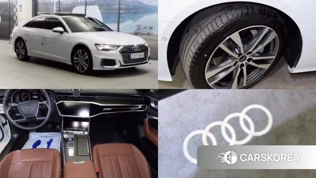 Audi A6 (C8) 2023 Белый из Кореи