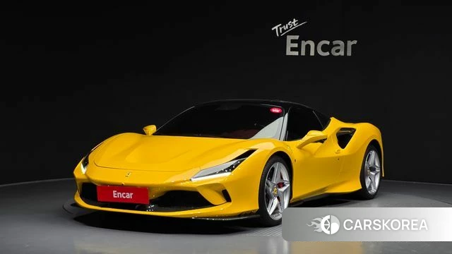 Ferrari F8 Tributo 2022 Желтый из Кореи