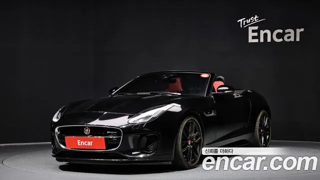 Jaguar F-TYPE 2019 Черный из Кореи
