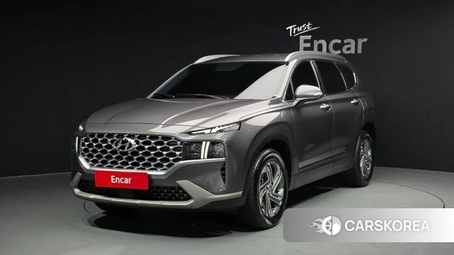 Hyundai The New Santa Fe 2021 Серый из Кореи
