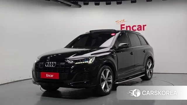 Audi Q7 (4M) 2022 Черный из Кореи