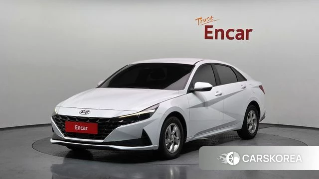 Hyundai Avante (CN7) 2022 Белый из Кореи