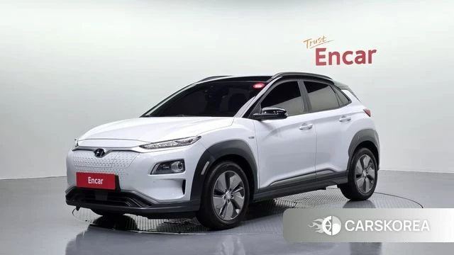 Hyundai Kona Electric 2018 Белый из Кореи