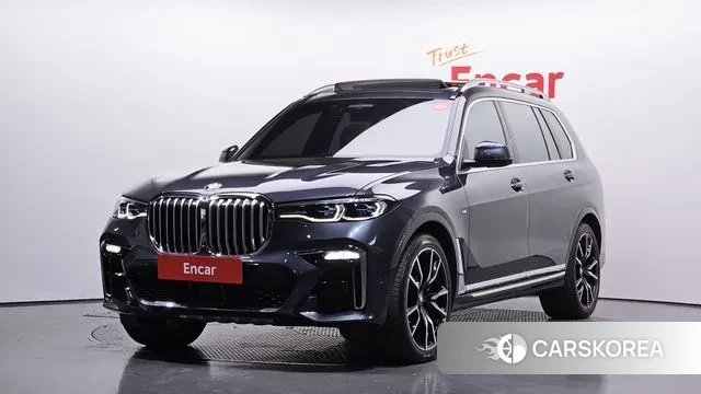 BMW X7 (G07) 2021 Серый из Кореи