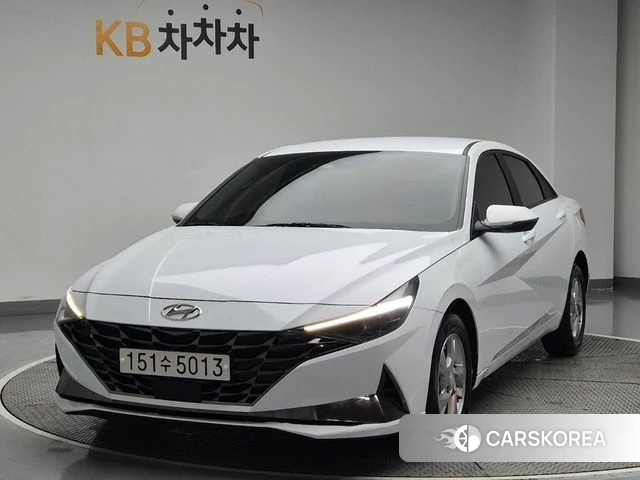 Hyundai Avante (CN7) 2022 Белый из Кореи