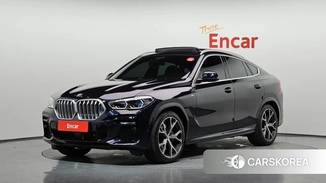 BMW X6 (G06) 2022 Черный из Кореи