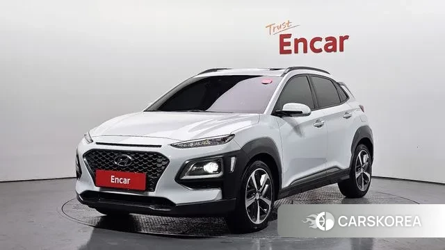 Hyundai Kona 2018 Белый из Кореи