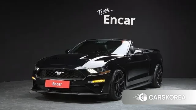 Ford Mustang 2018 Черный из Кореи