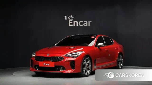Kia Stinger 2018 Красный из Кореи