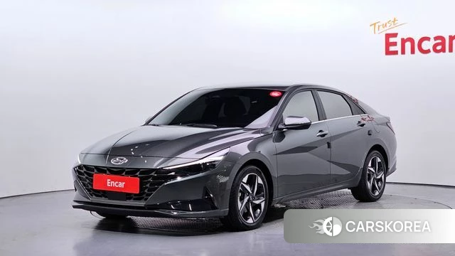 Hyundai Avante (CN7) 2022 Серый из Кореи