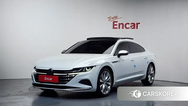 Volkswagen Arteon 2023 Белый из Кореи