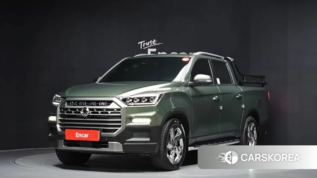 Ssangyong The New Rexton Sports Cannes 2025 Темно-зеленый из Кореи