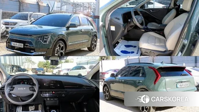 Kia Di Ol Nu Niro 2022 Зеленый из Кореи