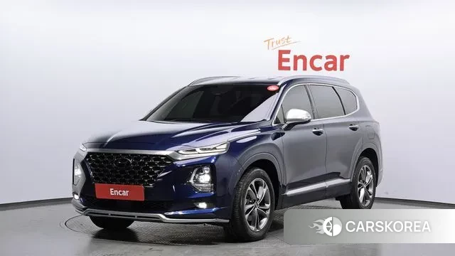 Hyundai Santa Fe TM 2018 Синий из Кореи