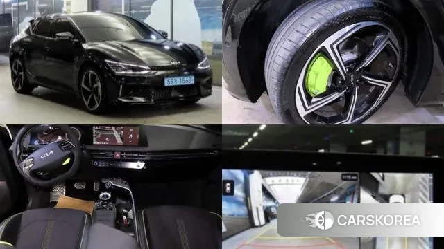 Kia EV6 2022 Черный из Кореи