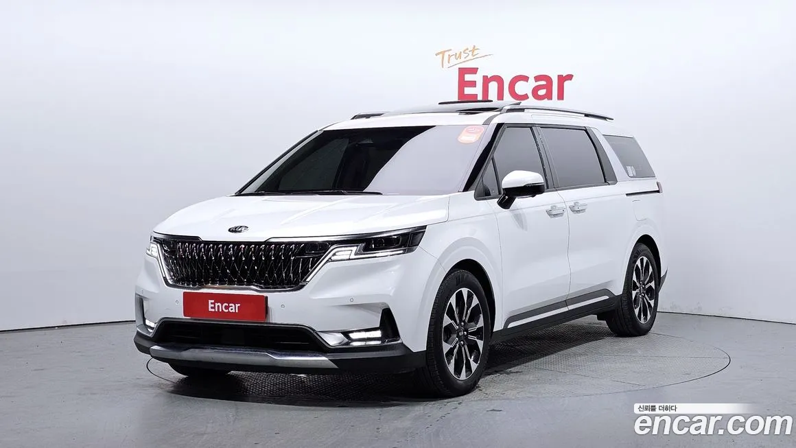 Kia Carnival 4th generation 2021 Белый из Кореи