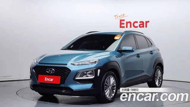 Hyundai Kona 2018 Небесно-голубой из Кореи