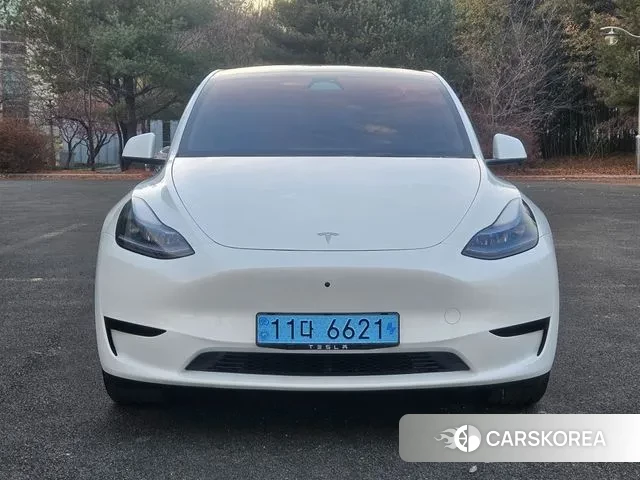 Tesla Model Y 2023 Белый из Кореи