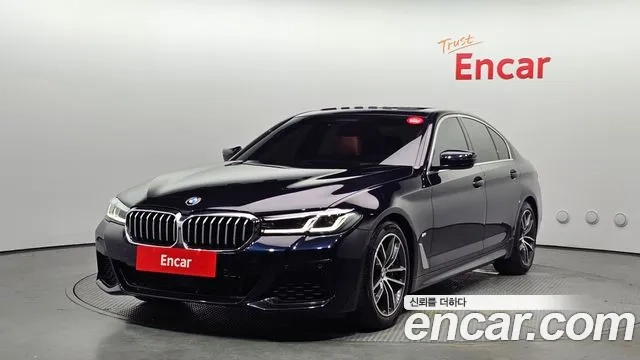 BMW 5 Series (G30) 2021 Синий из Кореи