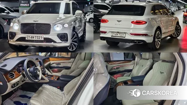 Bentley Bentayga 2021 Белый из Кореи