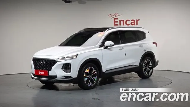 Hyundai Santa Fe TM 2019 Белый из Кореи