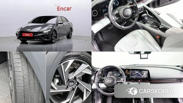 Hyundai The New Avante (CN7) 2023 Серый из Кореи