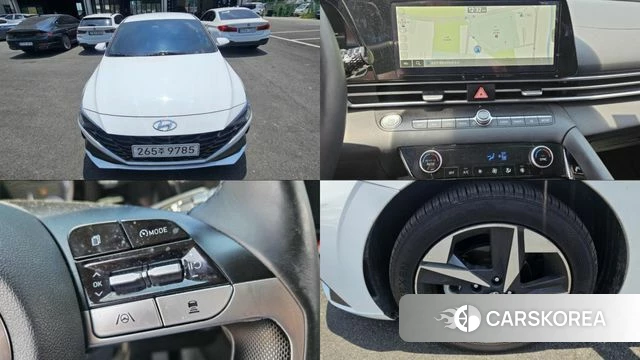 Hyundai Avante Hybrid (CN7) 2022 Белый из Кореи