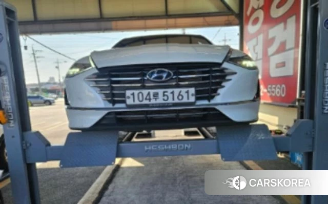 Hyundai Sonata (DN8) 2020 Белый из Кореи