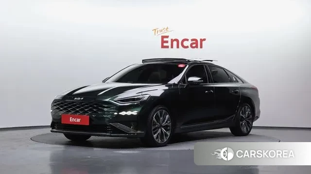 Kia K8 2021 Темно-зеленый из Кореи