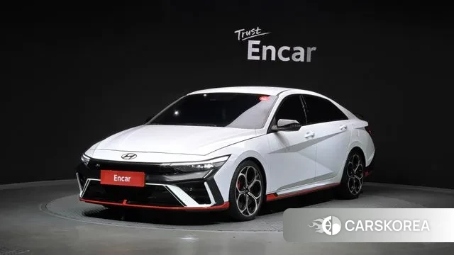 Hyundai The New Avante (CN7) 2024 Белый из Кореи