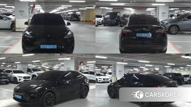 Tesla Model Y 2023 Черный из Кореи