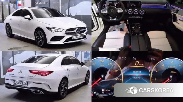 Mercedes-Benz CLA-Class C118 2020 Белый из Кореи