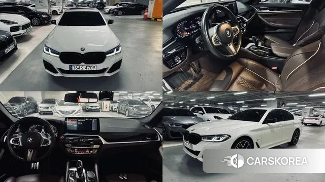 BMW 5 Series (G30) 2023 Белый из Кореи