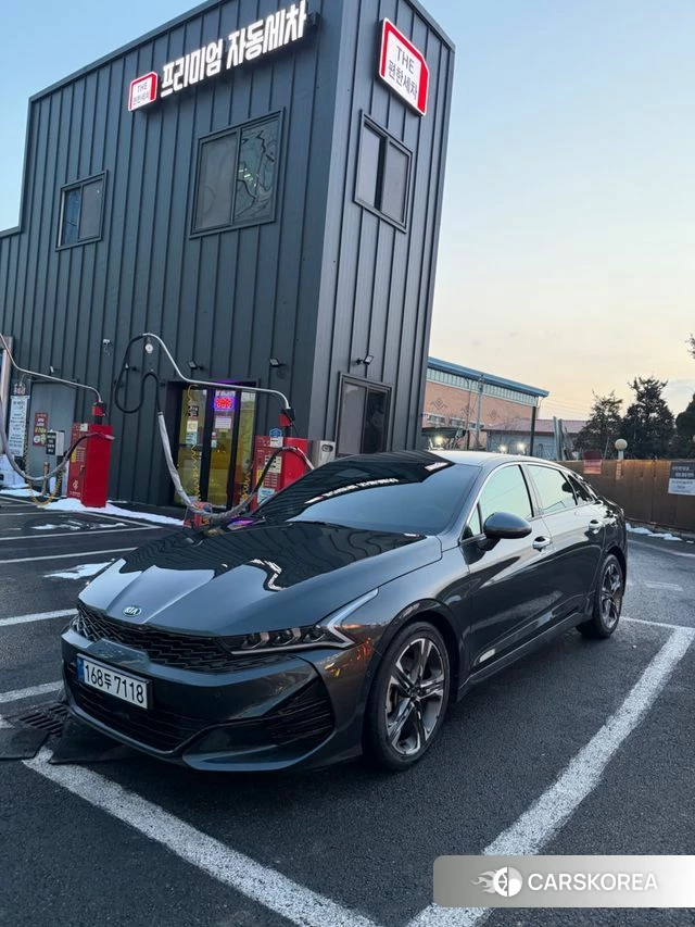 Kia K5 3rd generation 2020 Серебристо-серый из Кореи