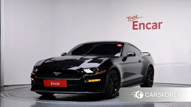 Ford Mustang 2018 Черный из Кореи