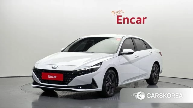 Hyundai Avante (CN7) 2022 Белый из Кореи
