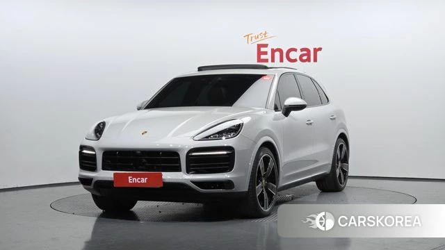 Porsche Cayenne (PO536) 2021 Жемчужный цвет из Кореи