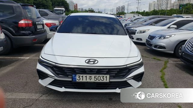 Hyundai The New Avante (CN7) 2024 Белый из Кореи