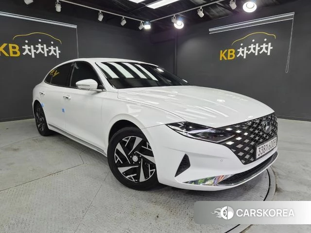 Hyundai The New Grandeur IG Hybrid 2021 Белый из Кореи