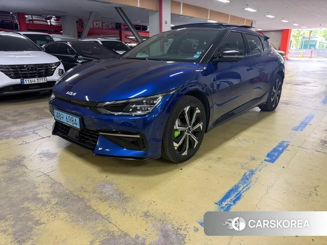 Kia EV6 2021 Синий из Кореи