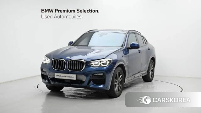 BMW X4 (G02) 2021 Синий из Кореи