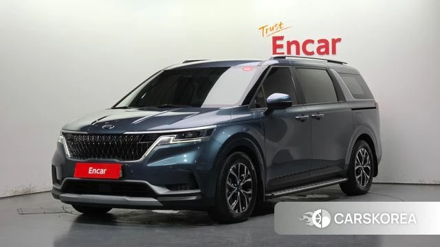 Kia Carnival 4th generation 2021 Небесно-голубой из Кореи