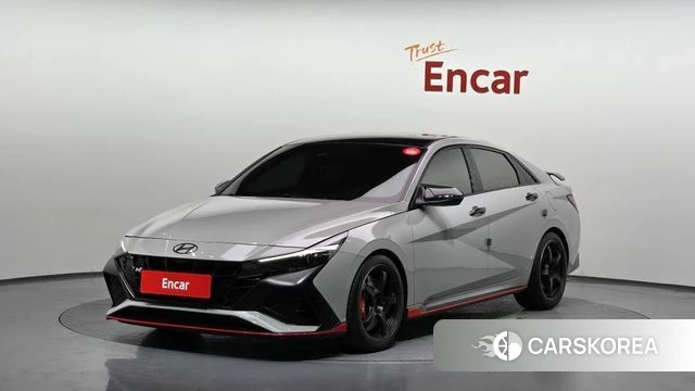 Hyundai Avante (CN7) 2021 Серебристо-серый из Кореи