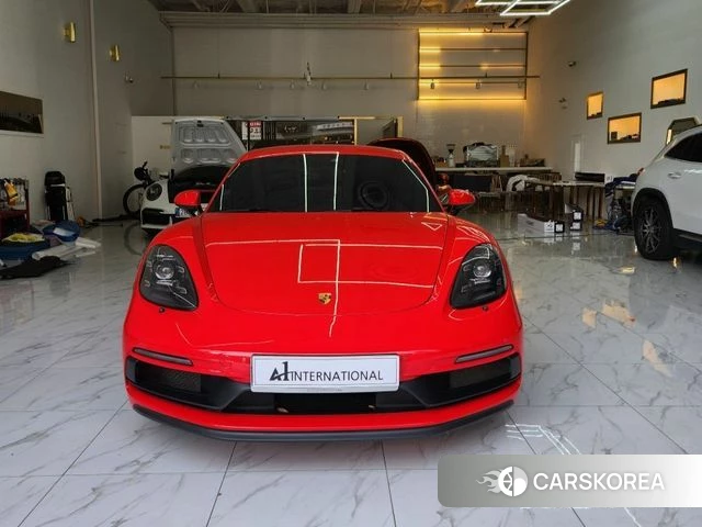 Porsche 718 Cayman 2018 Красный из Кореи